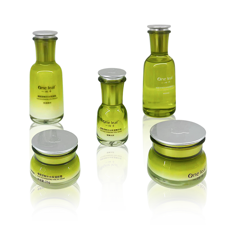 SX000818 Press Transparent Lotion Glasflaska Set
