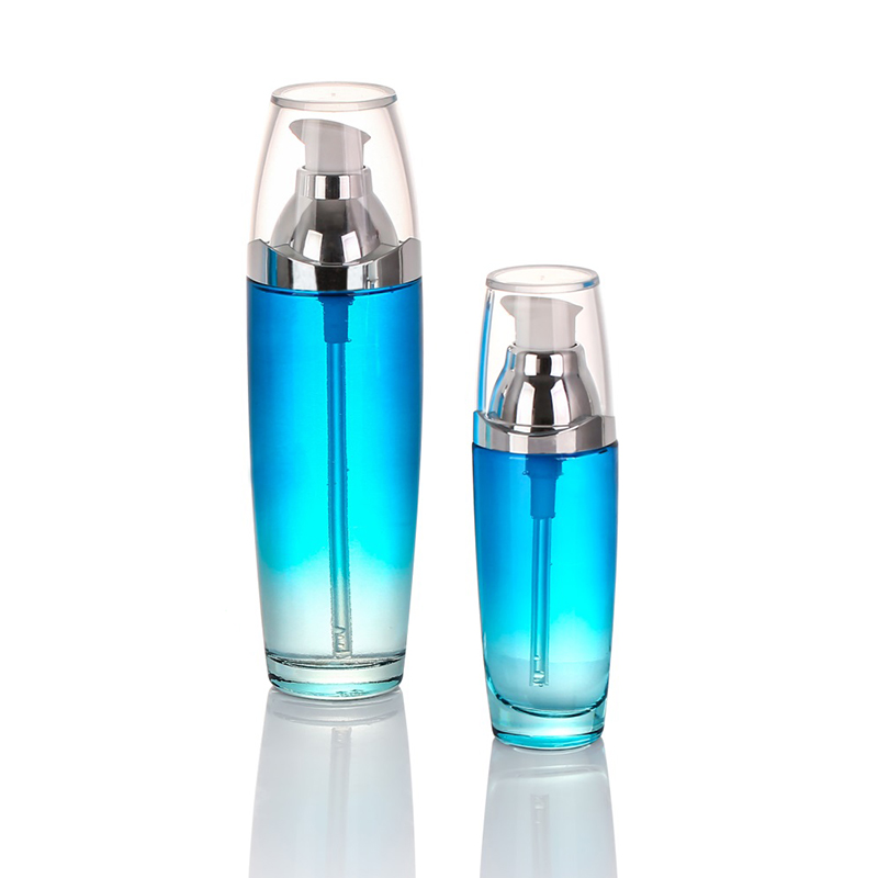 Stämplingsprocess Transparent lock lotionflaska